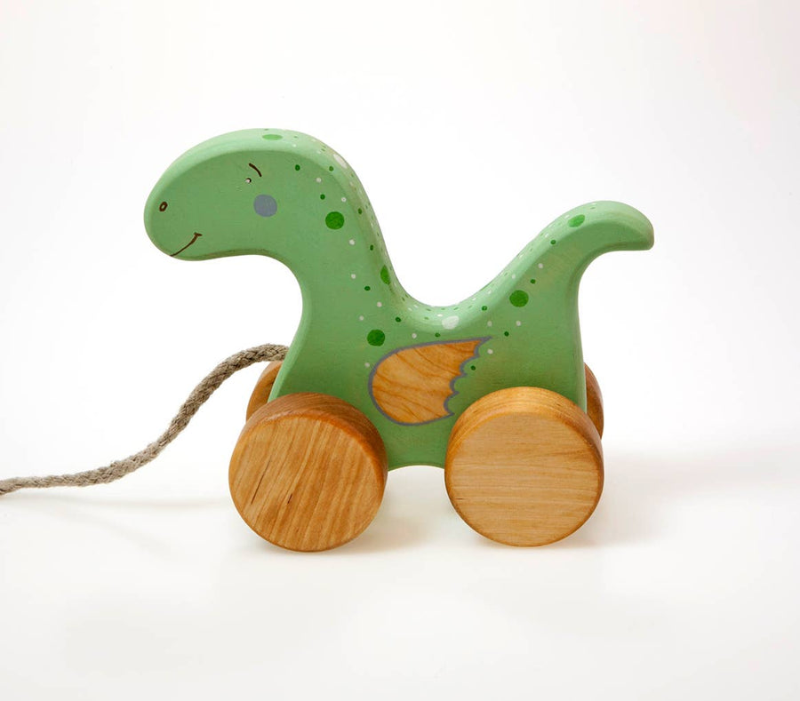 Wooden Dinosaur Pull Toy