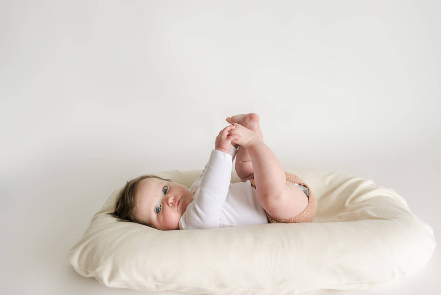 Organic Cotton Infant Lounge Cover - Natural