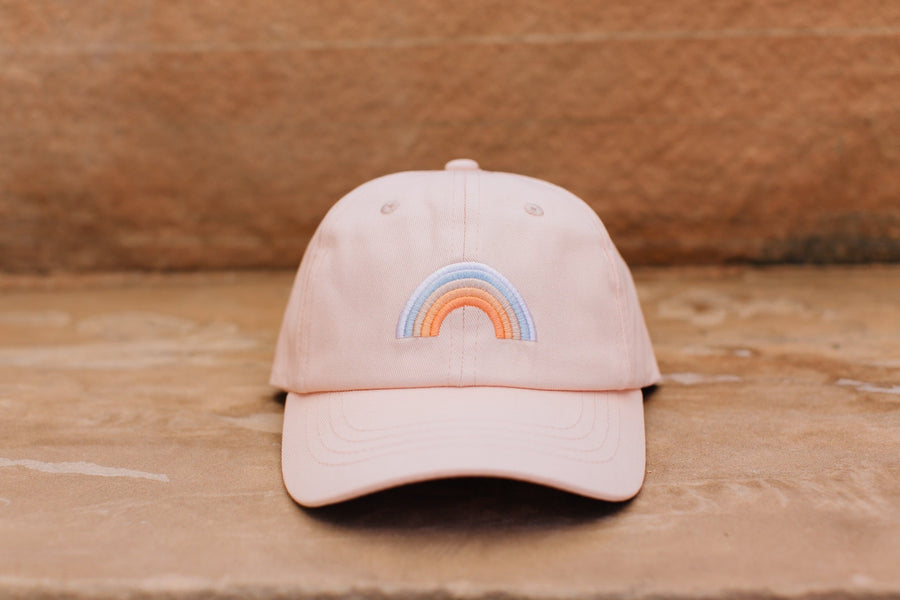 Blushing Rainbow Hat