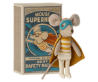 Little Brother Superhero Mouse in Matchbox