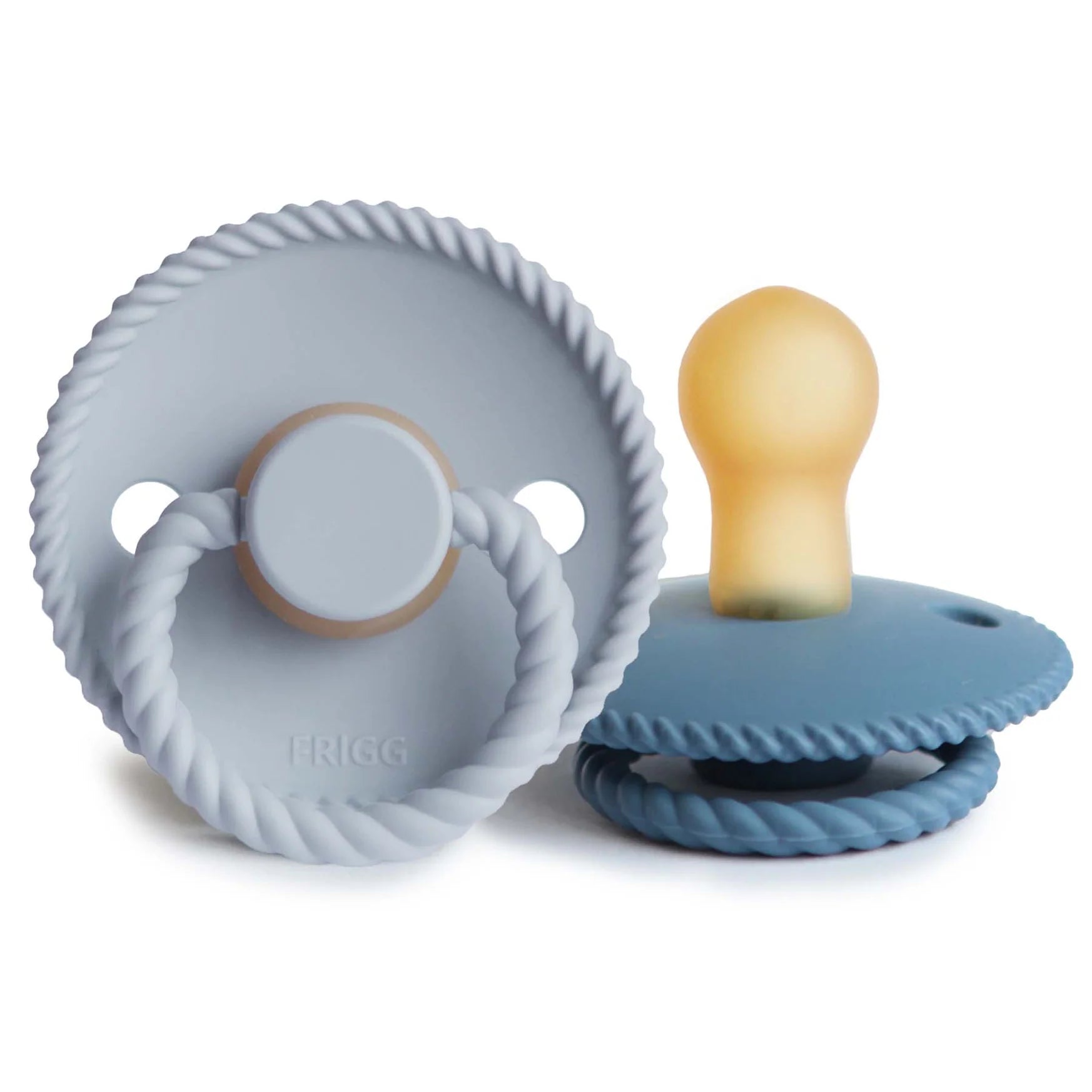 FRIGG Natural Rubber Pacifier 2-Pack: 0-6 Months