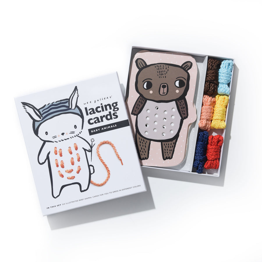 Lacing Cards - Baby Animal